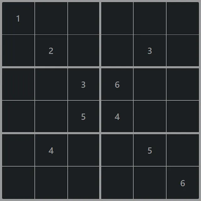 Mini Sudoku No. 60