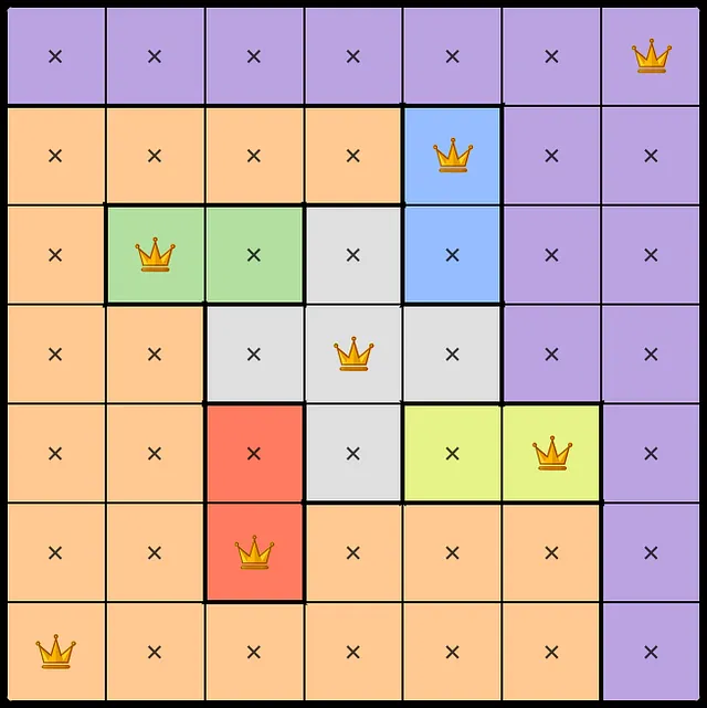 Solution of Queens No. 307